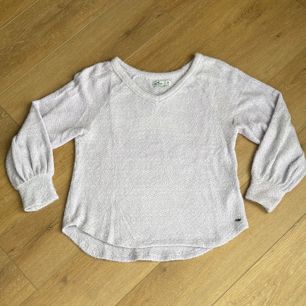 Hollister Lavender Knit Sweater